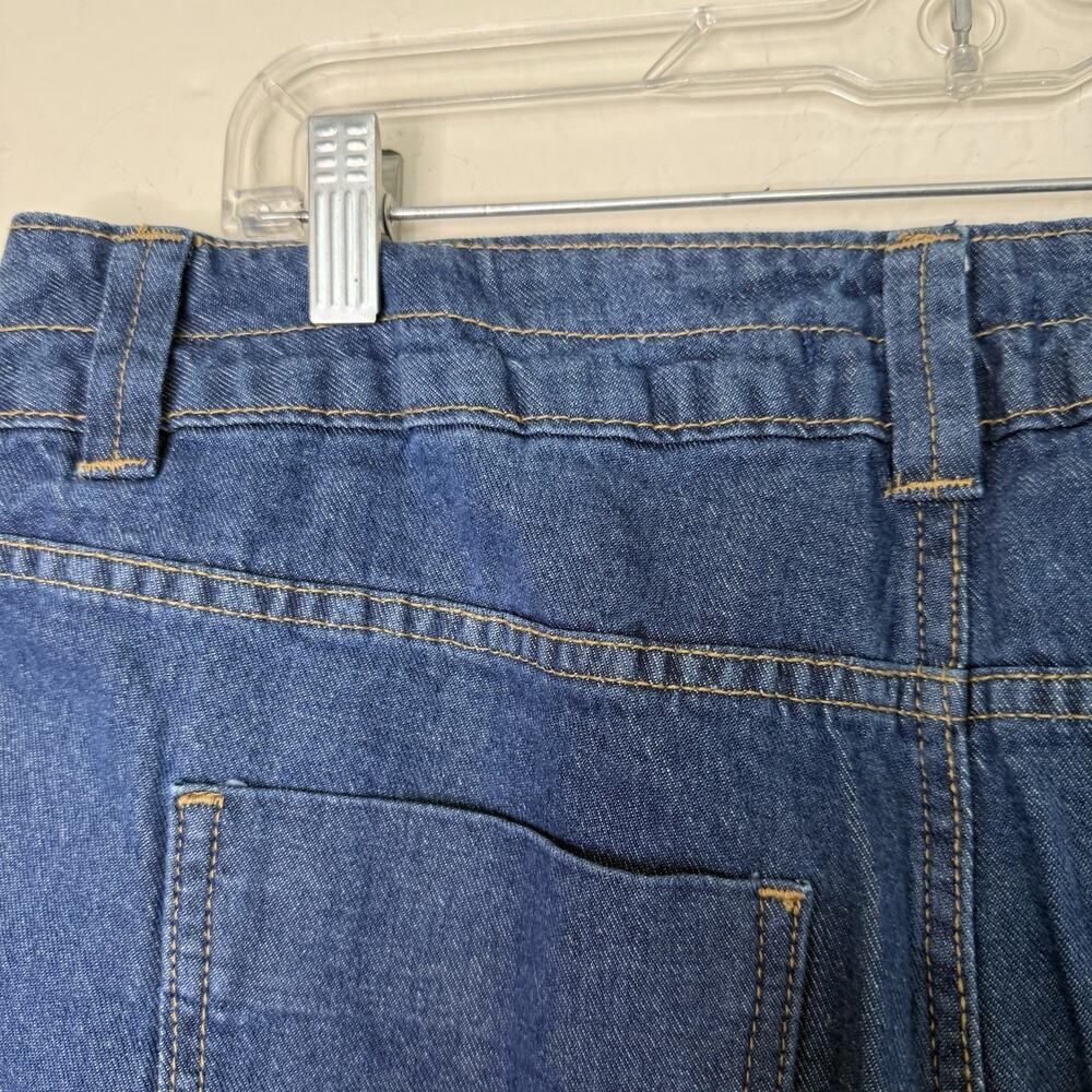 Woman Within jeans womens 16W blue denim stretch natural fit mid rise straight - Picture 8 of 8